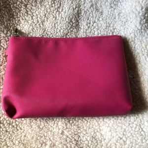 Pink makeup bag